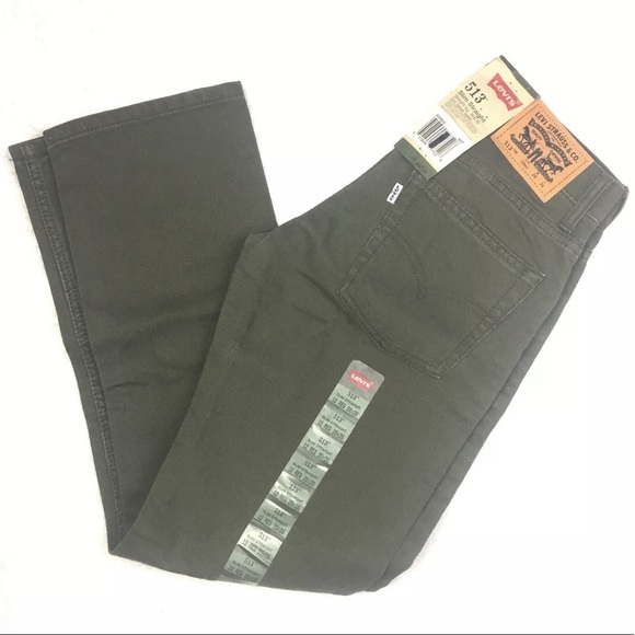 levis 513 green